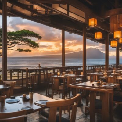 Japaese restraunt in Hawaii with ocean view 5