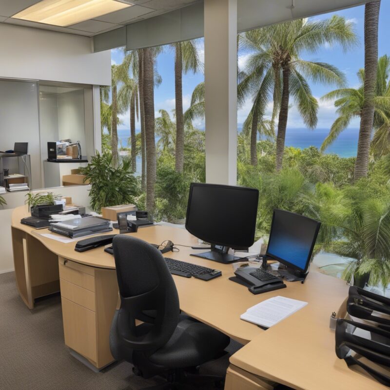 Business office in hawaii